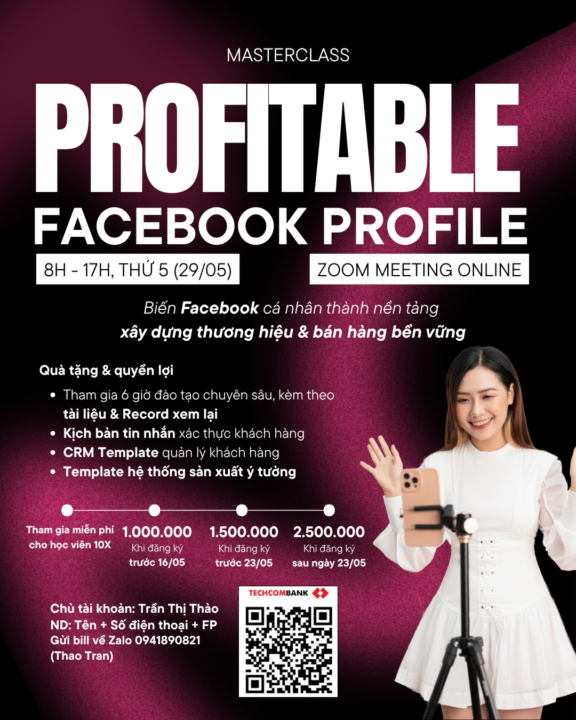 MASTERCLASS: PROFITABLE FACEBOOK PROFILE