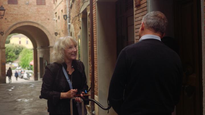Filming in Torrita di Siena