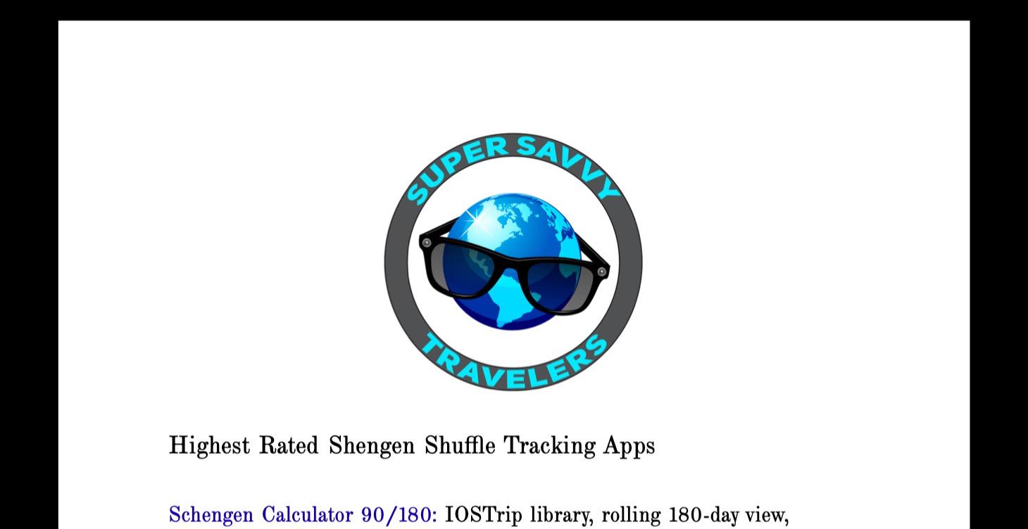 Highest-Rated Schengen Tracking Apps
