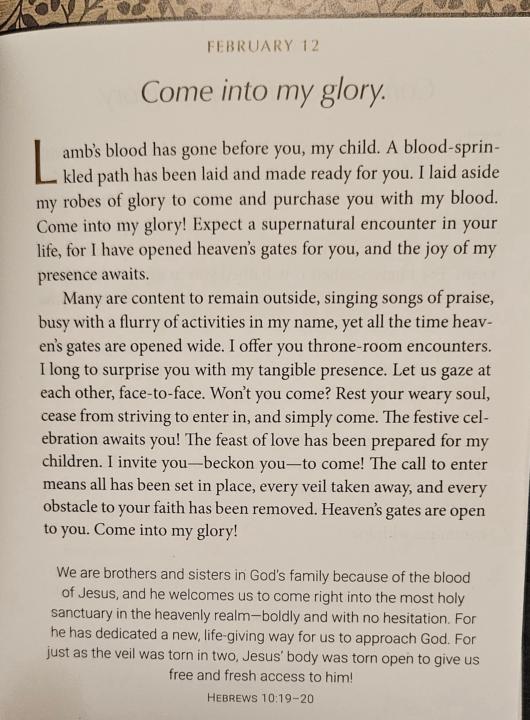 Devotional for February 12th
