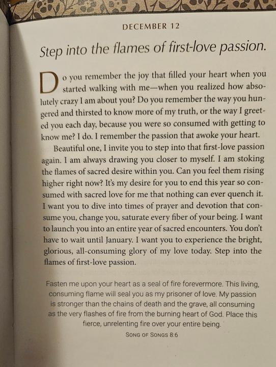 Devotional for Dec 12th 