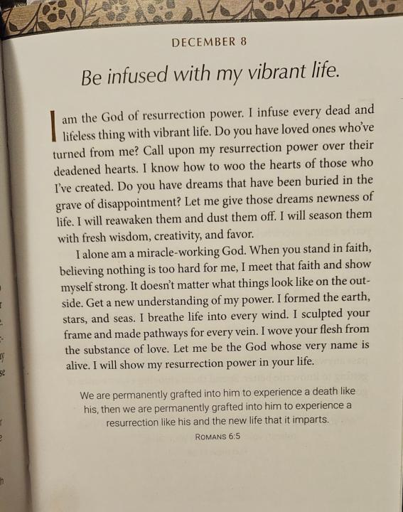 Devotional for Dec 8th 