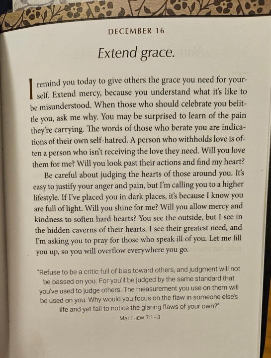 Devotional for December 16th 