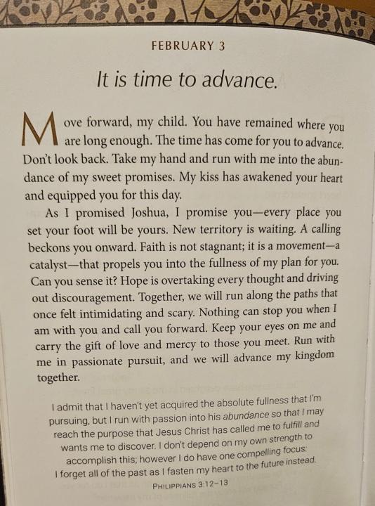 Devotional for February 3rd