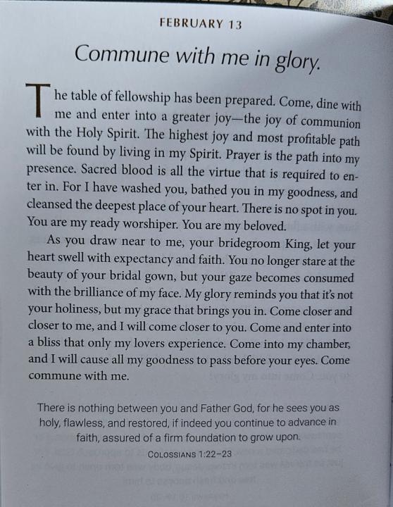 Devotional for Friday February 13th 