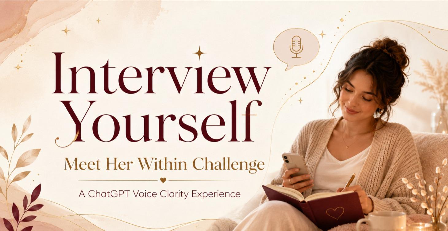 Interview Yourself: Meet Her Within Challenge