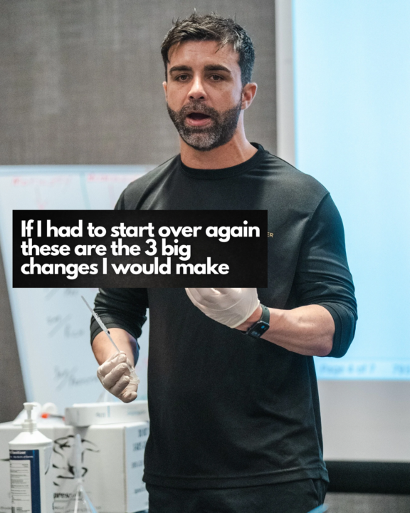 3 things I’d change if I started tomor