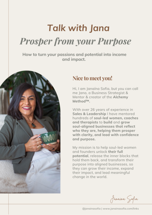 Prosper from your purpose ✨
