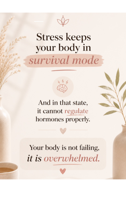 Hormone balance begins with inner safety🌹
