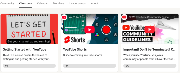 Please check out the Classroom tab for Tutorials