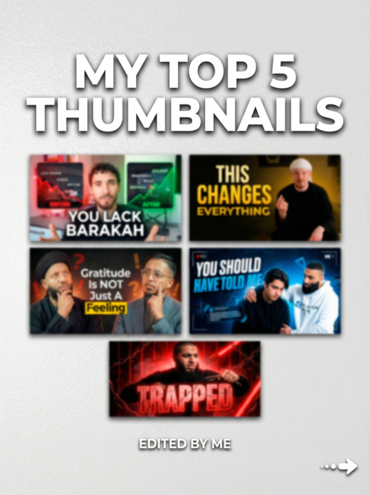 I'm a Thumbnail designer and i made these 👇