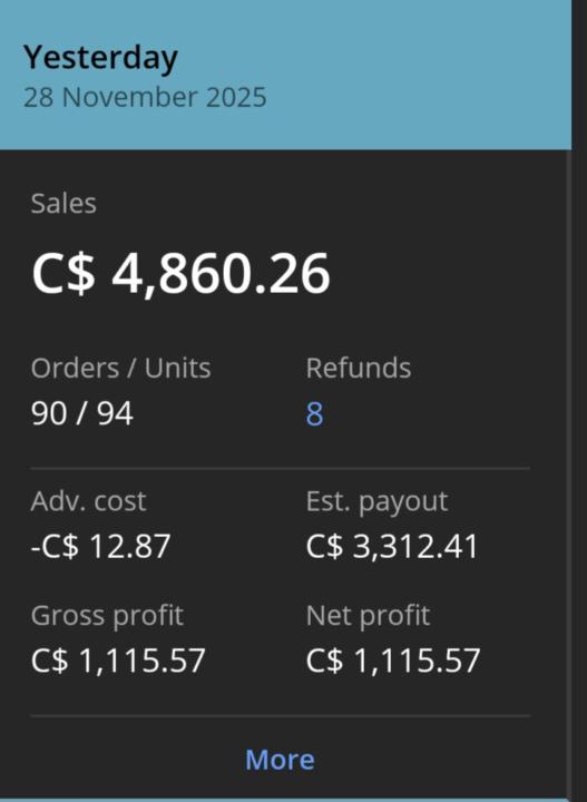 Black friday success