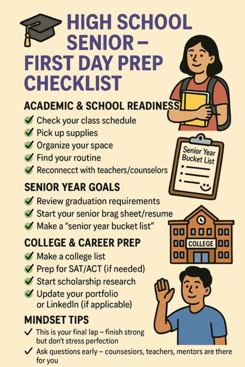 First Day Prep Checklist