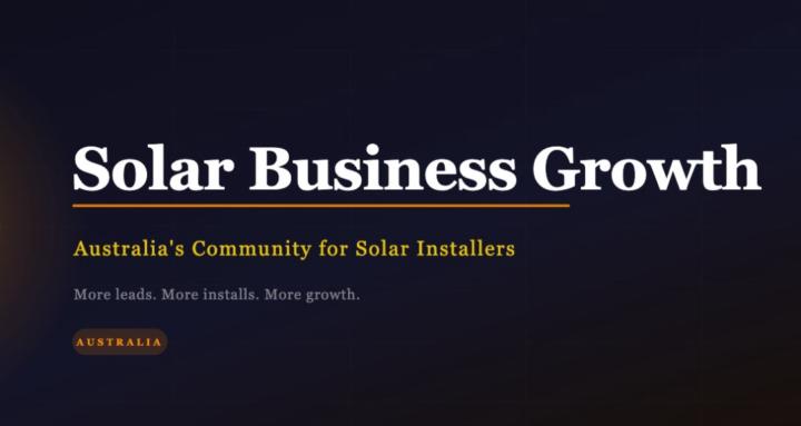 Solar Business Growth