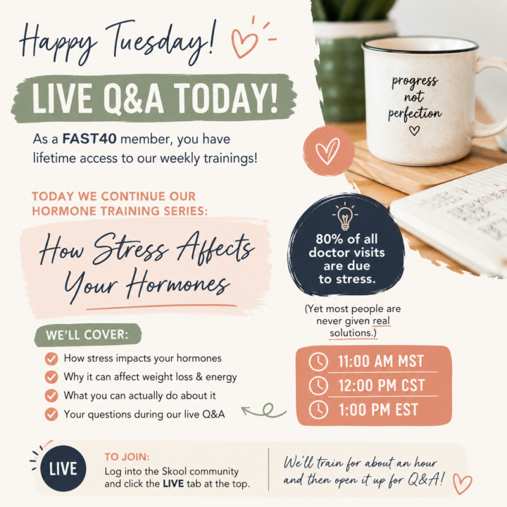 Just a quick reminder that our live Q&A is today at 11:00 AM Mountain Time.