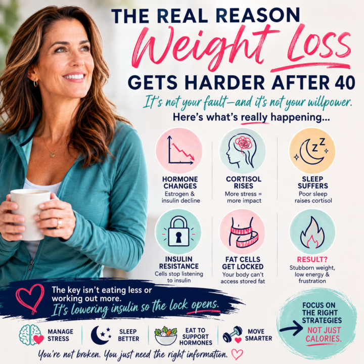 Why So Many Women Over 40 Feel Stuck With Their Weight
