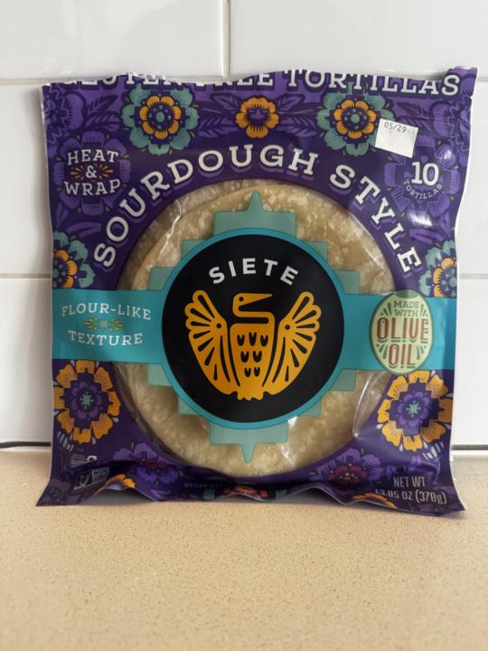 Siete brand makes sourdough style tortillas… game change