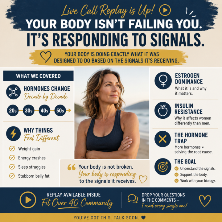 YOUR BODY ISN'T FAILING YOU. IT'S RESPONDING TO SIGNALS.