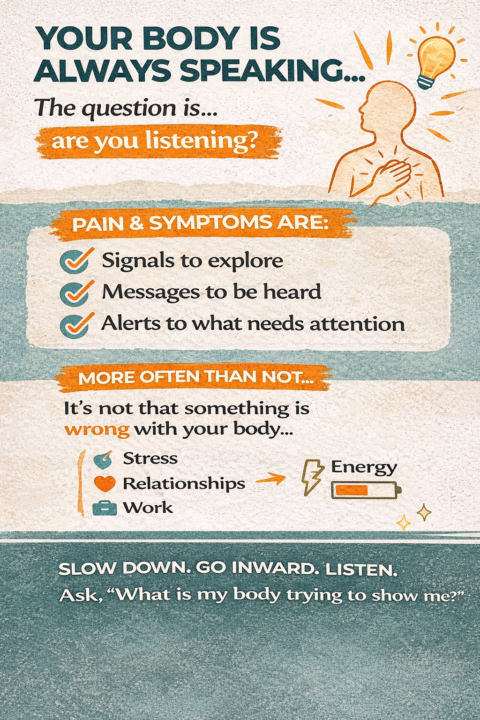 Stop trying to fix your body…start listening to it