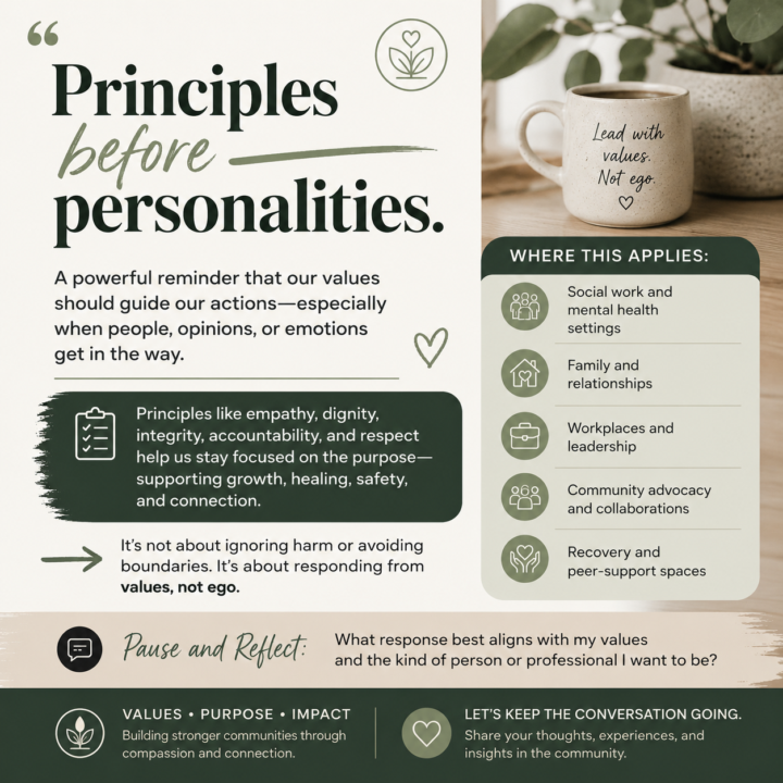 “What response best reflects the kind of person or professional I want to be?”