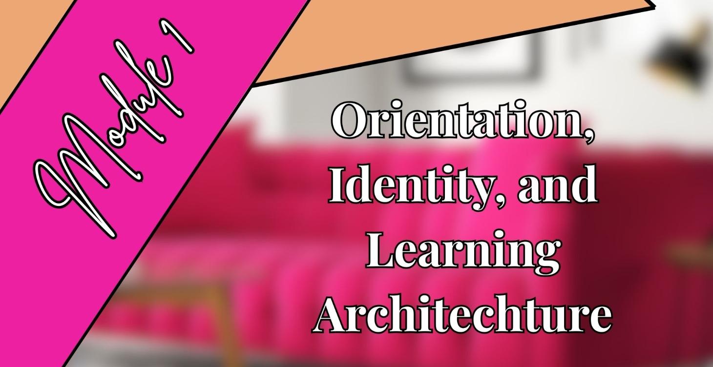 P. 1: M. 1 ORIENTATION, IDENTITY, & LEARNING ARC.