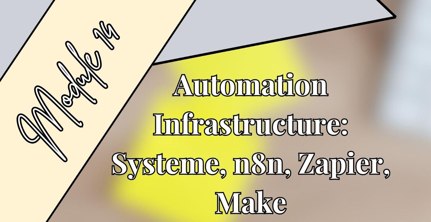 P. 3: M. 14 Automation Infrastructure