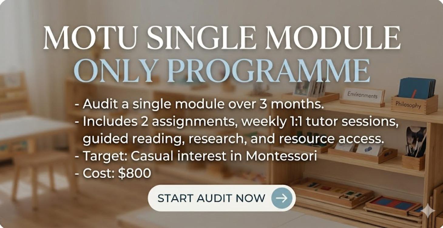 MOTU single module only programme