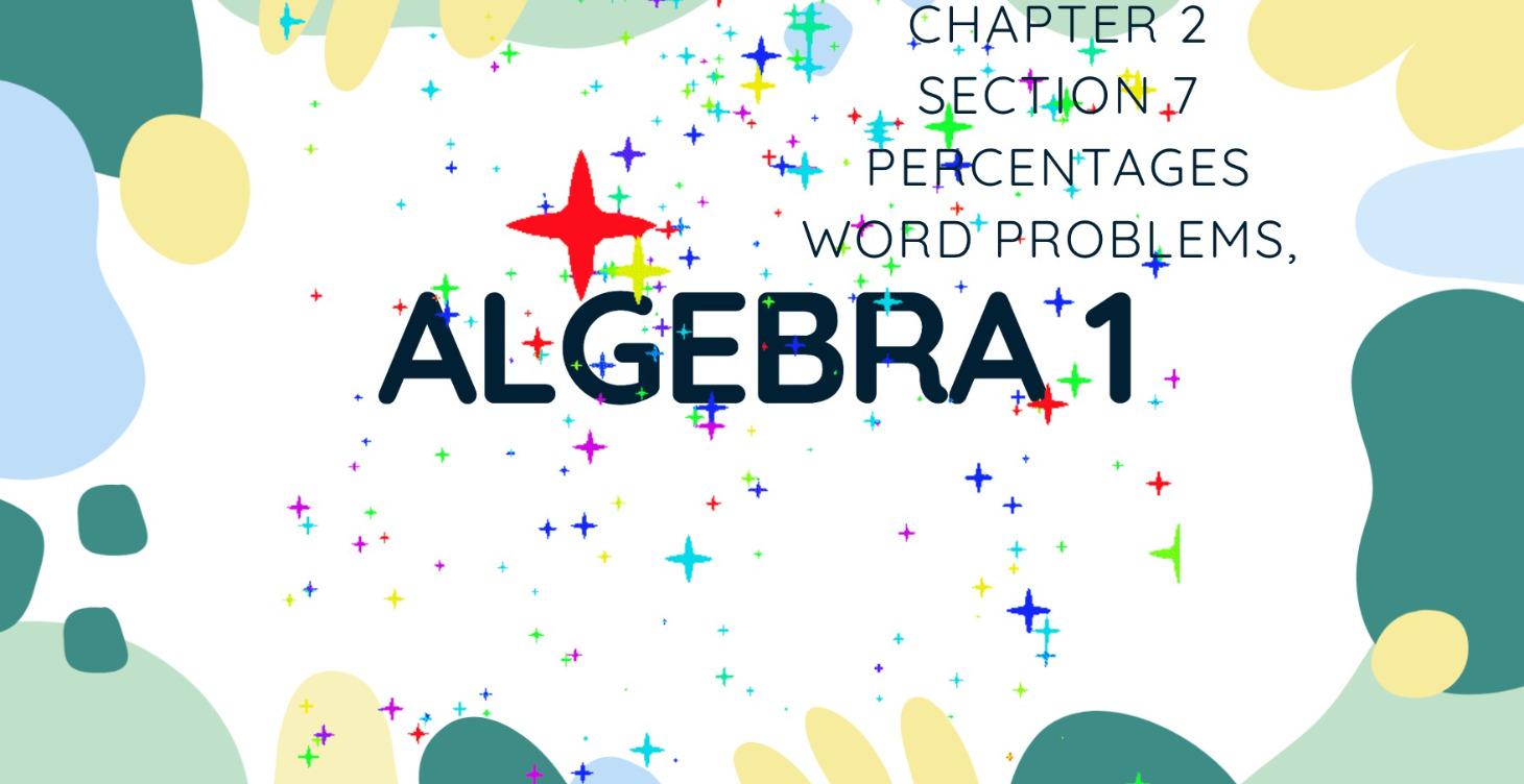 Algebra 1 section 2.2