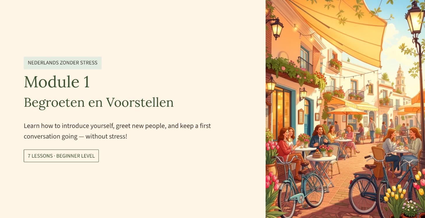 Module 1: Begroeten en afscheid nemen