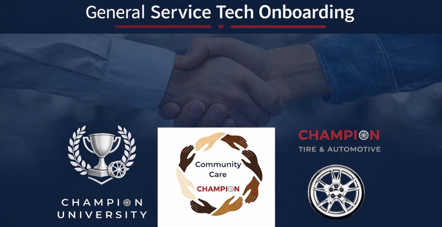 General Service Technician Onboarding