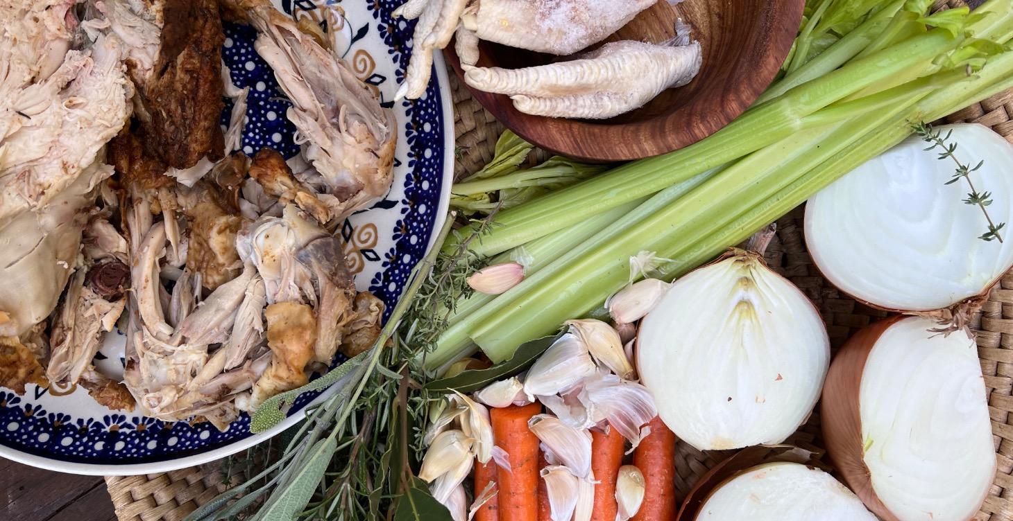 Nourishing Chicken Bone Broth & Seasonal Soup 🍲✨