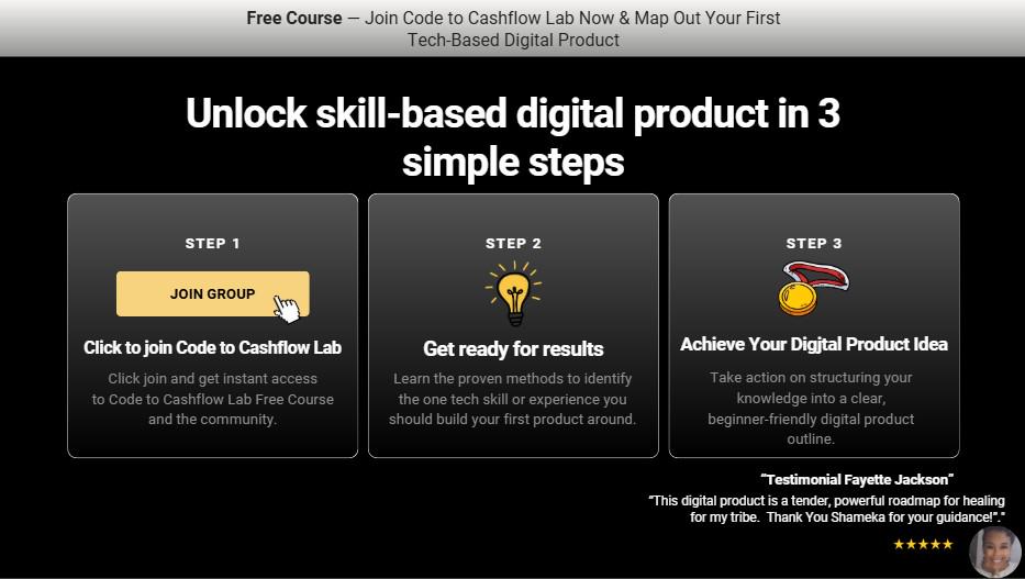 Code to Cashflow Lab (Free)