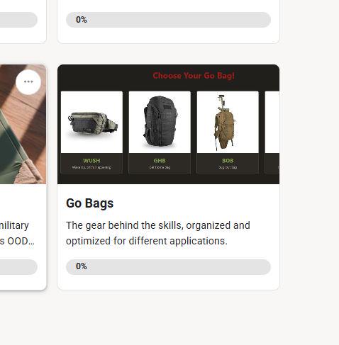 Go Bags Training Just Dropped in Classroom