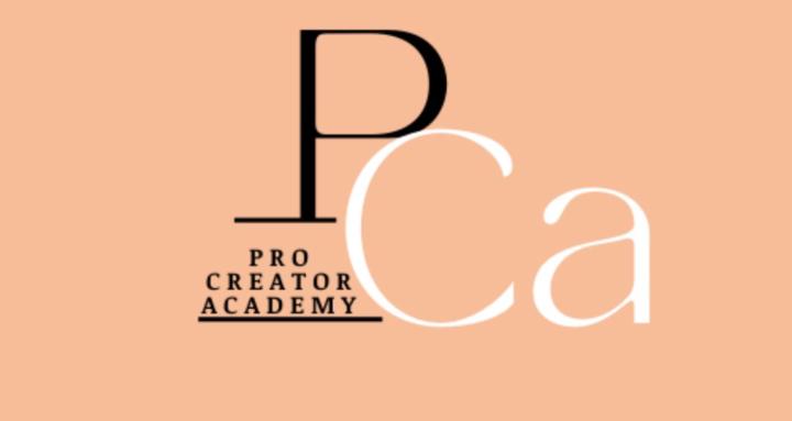 Pro Creator Academy (PCA)