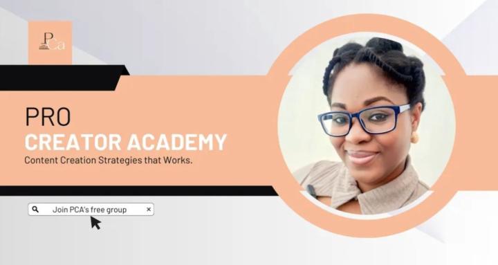 Pro Creator Academy (PCA)