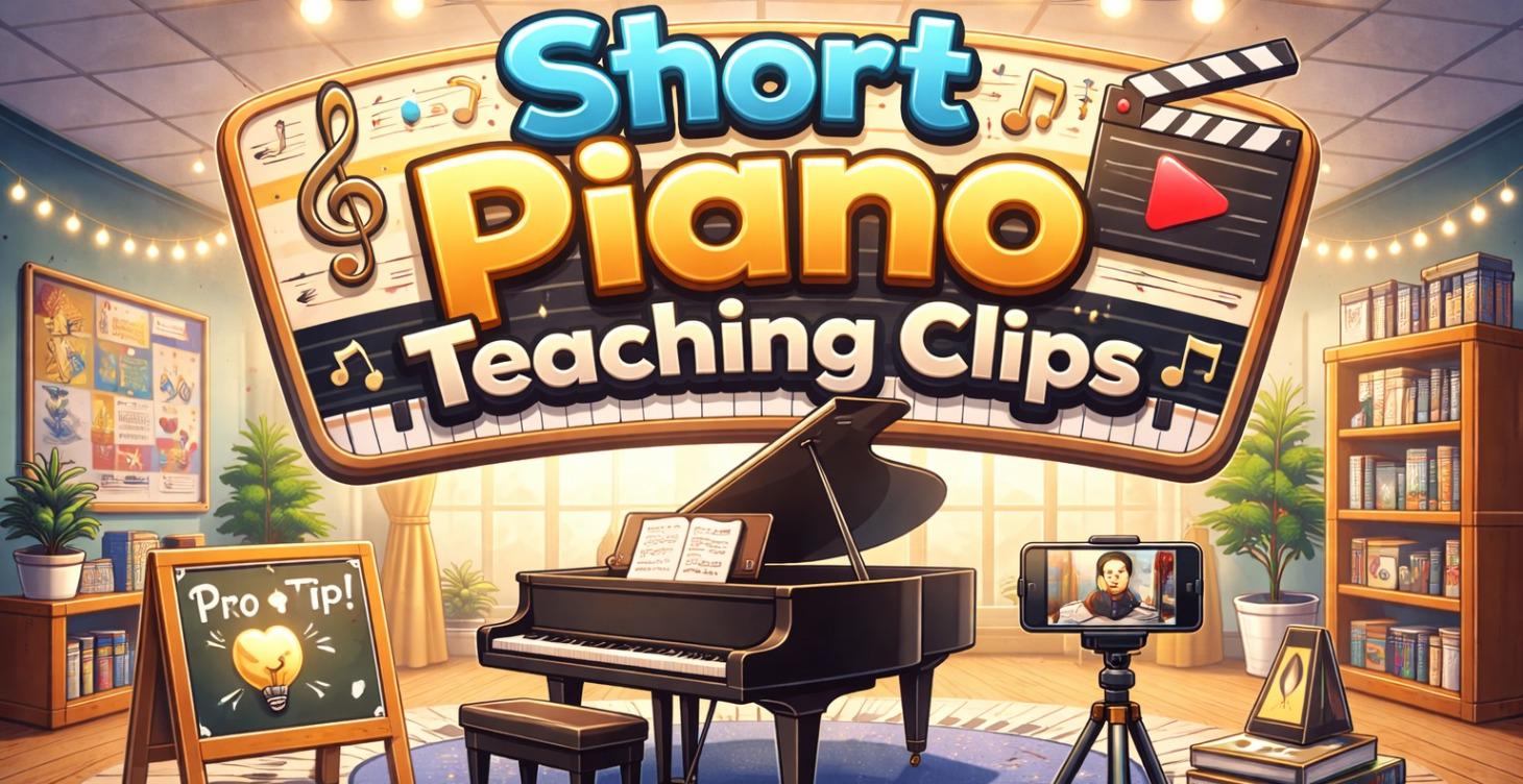 Short piano teaching clips