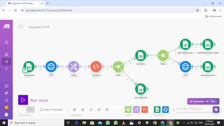 Automating Property Data Collection with Make.com