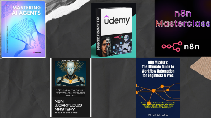 Sharing 5 N8N Guide Books + More 4,000 workflow templates  to Help You Master n8n Quickly