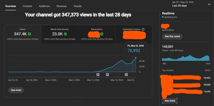 How a YouTube Channel Exploded to 347K Views in Just 28 Days