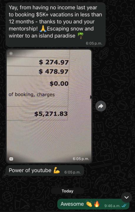 From $0 income to booking $5,000+ vacations in under 12 months 🌴✈️ This is not luck — this is the Power of YouTube Automation 💻📈
