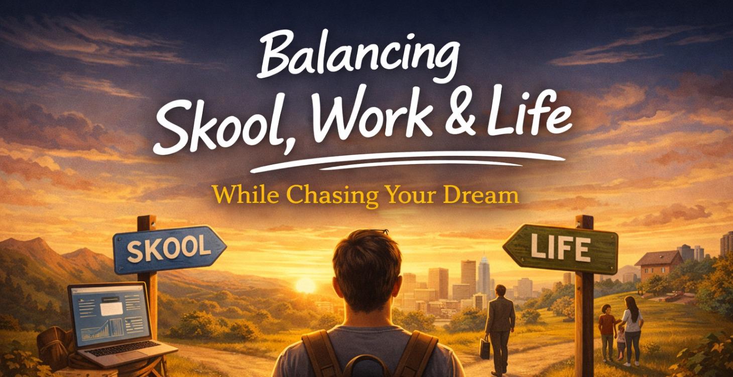 Balancing Skool & Work While Chasing Your Dream