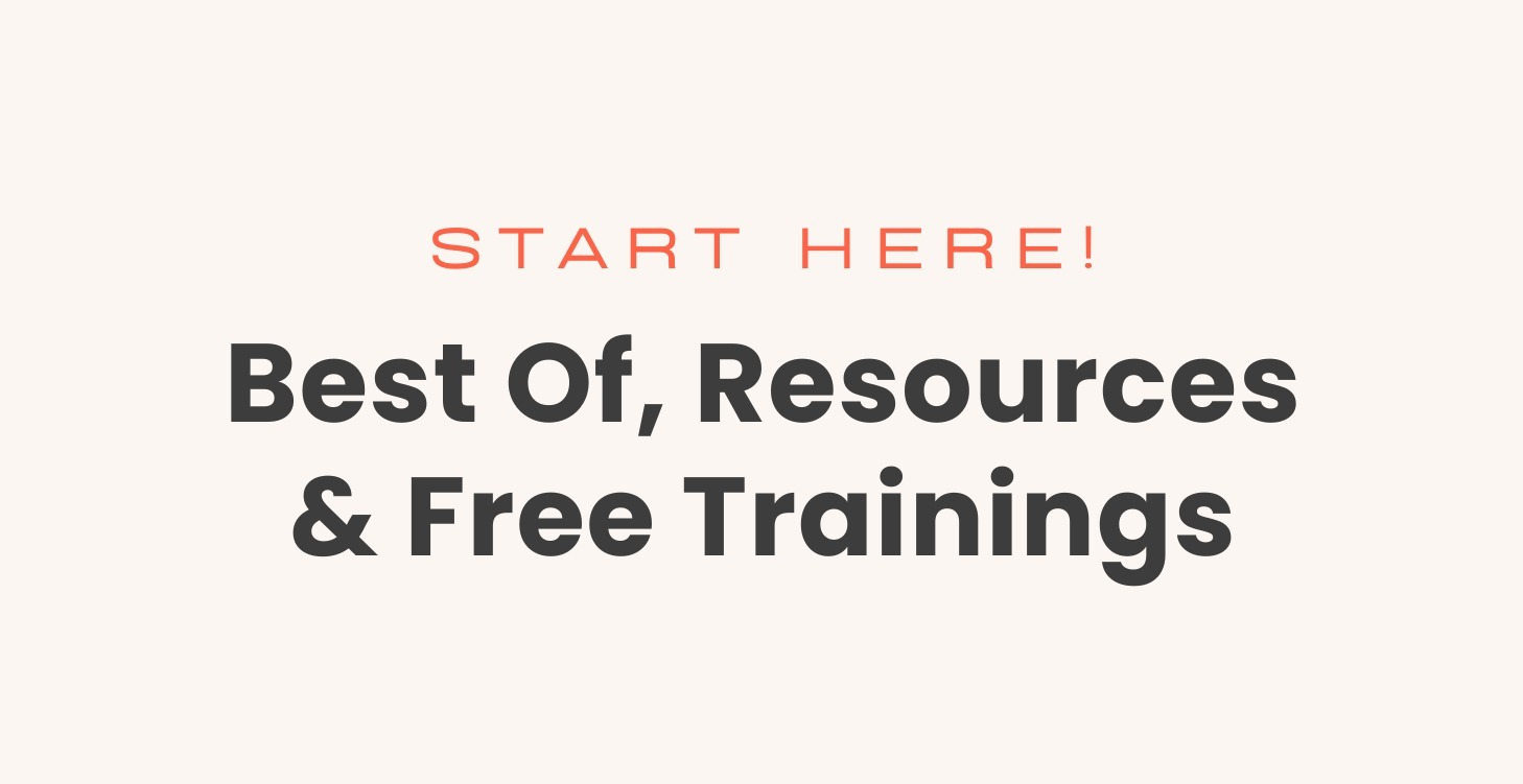 ⭐ Start Here: Free Training Vault