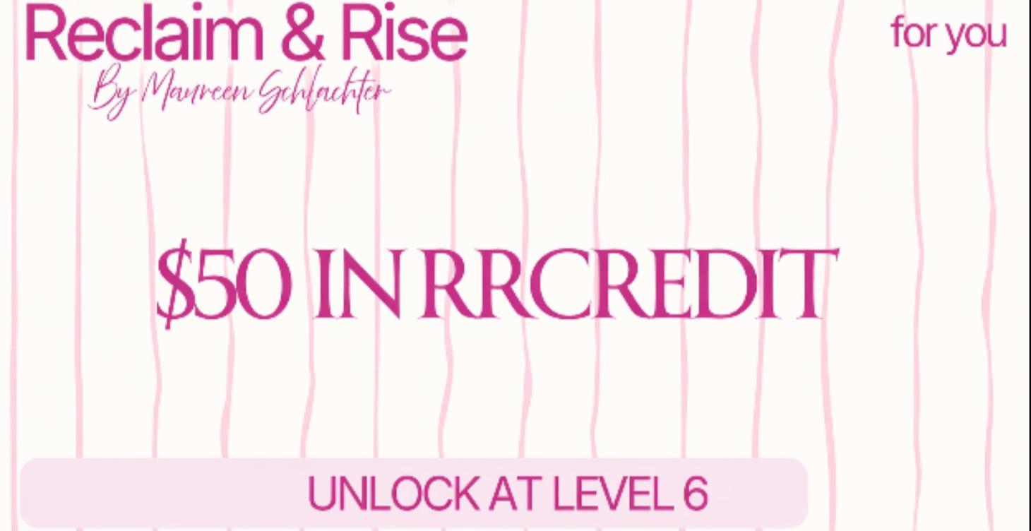 FREE GIFT $50 RR CREDIT