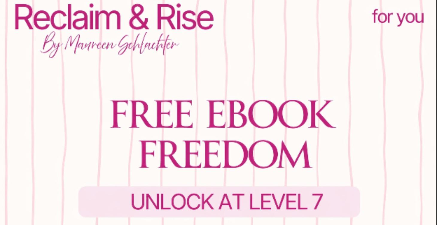 FREE GIFT!  EBOOK "FREEDOM"