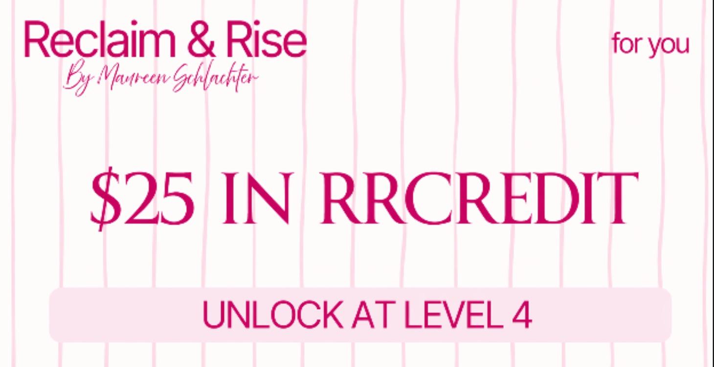 FREE GIFT!  $25 IN RR CREDIT