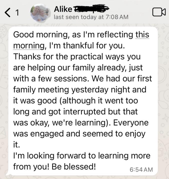 Success after just 2 hours of coaching. 