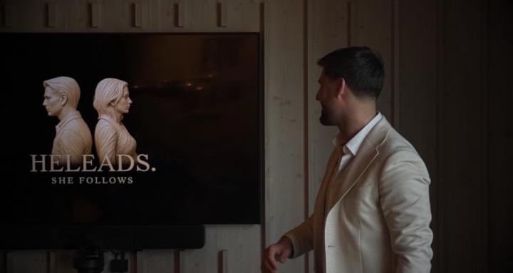 HE LEADS SHE FOLLOWS