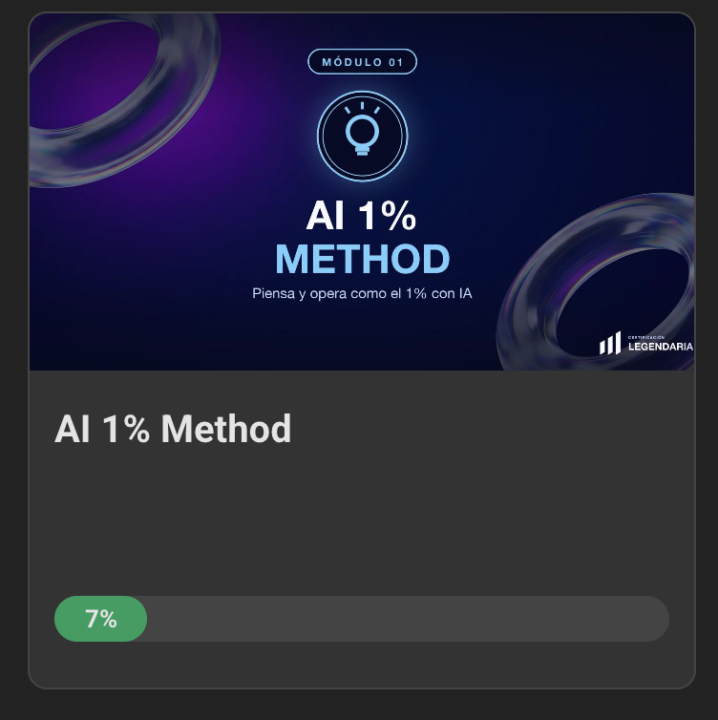 🚨 YA ESTÁ AQUÍ — AI 1% Method acaba de abrir sus puertas