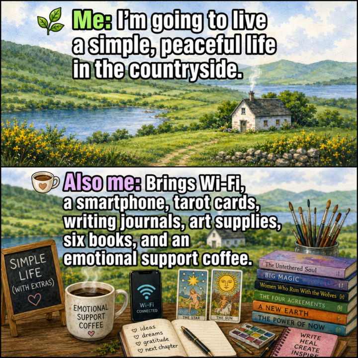 The Creative Version of "Living Simply" ☕🌿