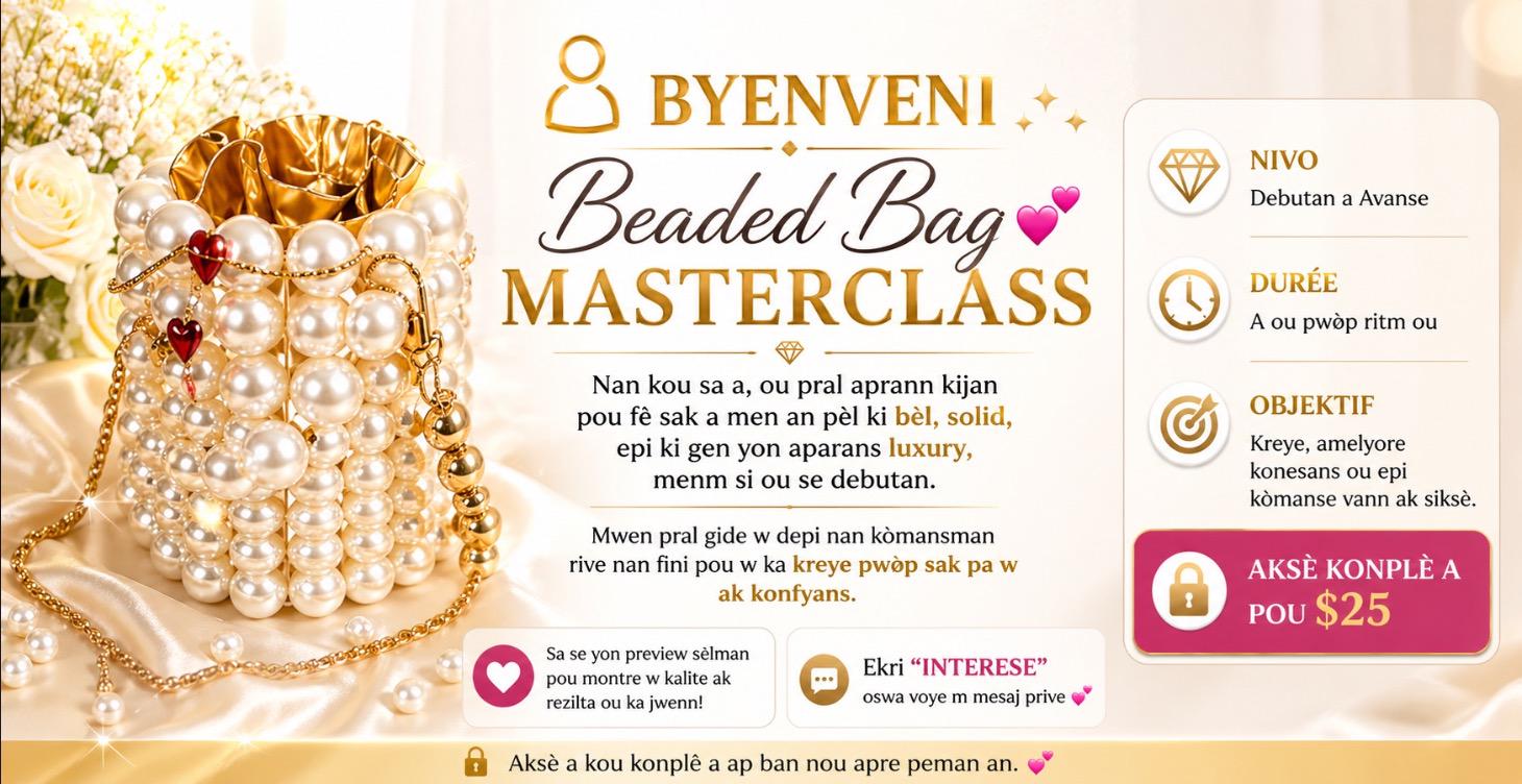 Beaded Bag Masterclass 💎